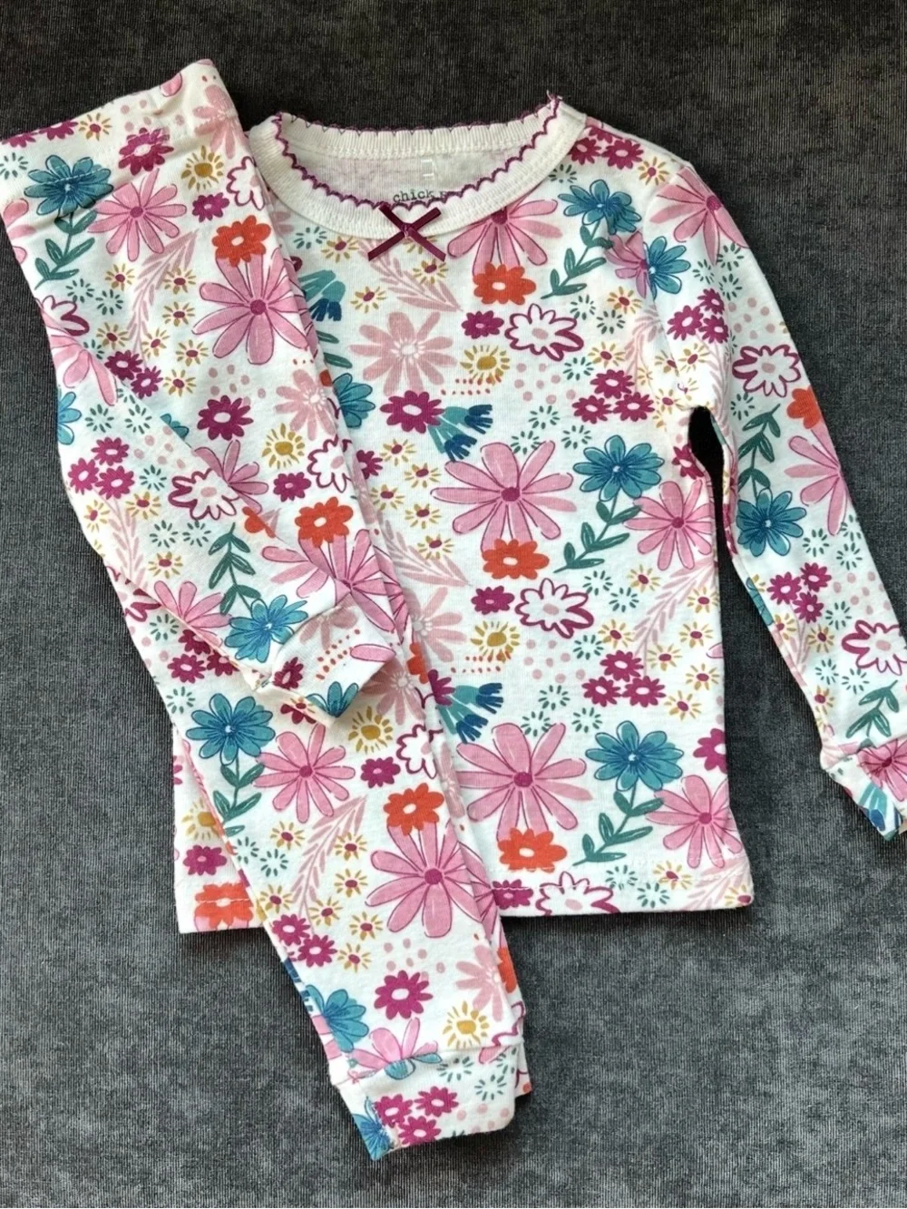 NWOT Chick Pea Fall Floral Pajamas Size 12 Months